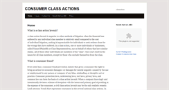 Desktop Screenshot of consumerclasslaw.com
